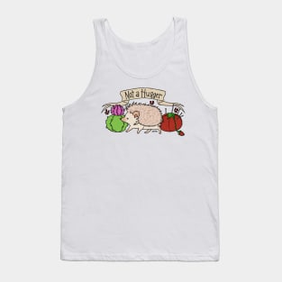 Not A Hugger - Antisocial Hedgehog Tank Top